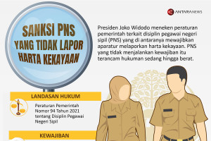Sanksi PNS yang tidak lapor harta kekayaan