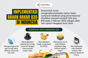 Implementasi bahan bakar B35 di Indonesia