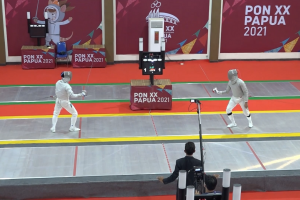 Anggar Riau Raih Dua Emas dari Putra dan Putri