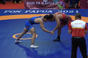 Emas Kelas 97kg Diraih Tuan Rumah Papua
