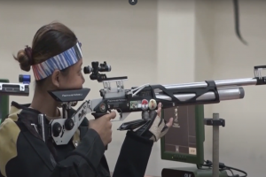 Sejumlah Atlet Para Menembak Melakukan Latihan Resmi Sebelum Menuju Hari Pertandingan