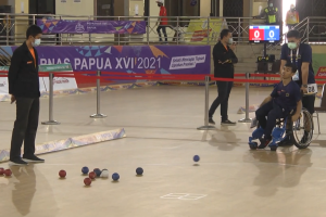 Hasil Sementara Pertandingan Boccia, Atlet Tuan Rumah dan Jateng Melenggang ke Babak Berikutnya