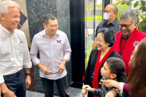Momen Megawati Uji Pancasila Seorang Anak: Kalau Tiga itu Pak Ganjar