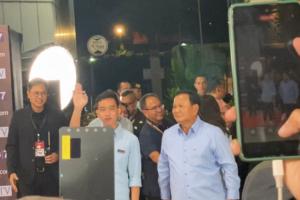 Prabowo-Gibran Tiba di Gedung JCC Jelang Debat Cawapres