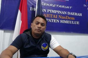 DPD Partai NasDem Simeulue Target Lima Kursi DPRK Simeulue