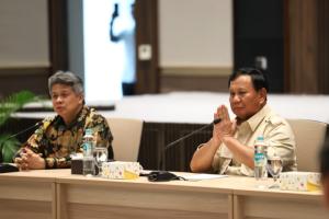 Silaturahmi ke KWI, Prabowo Tegaskan Komitmen Jalani Kontestasi yang Santun dan Damai