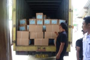 KIP Simeulue Terima Logistik Pemilu Surat Suara