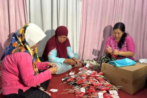 TPS Gibran Nyoblos Usung Tema Hari Valentine, Ketua KPPS: Ada Kasih Diantara Kita