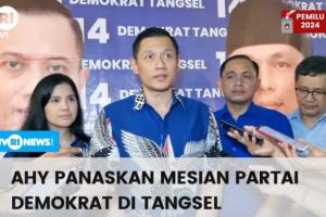 AHY Panaskan Mesian Partai Demokrat DI Tangsel
