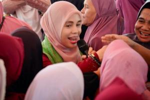 Hadiri Peringatan Isra Mikraj, Atikoh Doakan Ganjar Supaya Menjadi Presiden RI 