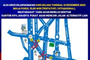 Catat! Polisi Siapkan Skema Lalu Lintas Kawal Debat Perdana Capres-Cawapres