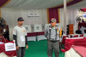 Jelang Pencoblosan, TPS 033 Lokasi Prabowo Nyoblos Diguyur Hujan