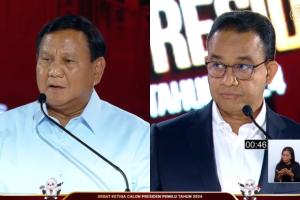 Dikritik Prabowo Terlalu Teoritis, Anies Balas: 5 Tahun Apa yang Dikerjakan?