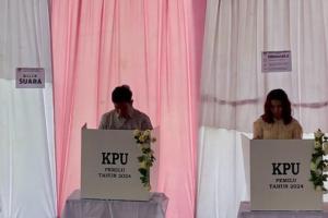 Usai Nyoblos Gibran Pulang ke Rumah Untuk Pantau Quick Count