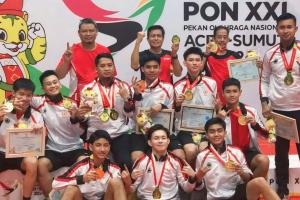 Tundukkan Jakarta, Jateng Kawinkan Medali Emas Nomor Beregu Bulutangkis PON XXI