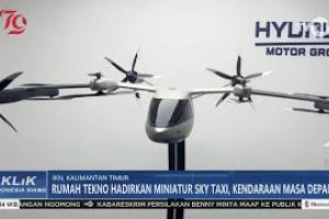 Rumah Tekno Hadirkan Miniatur Sky Taxi, Kendaraan Masa Depan