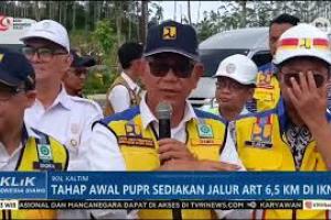 Tahap Awal PUPR Sediakan Jalur ART 6,5 KM di IKN