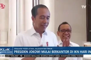 Presiden Jokowi Mulai Berkantor Di IKN