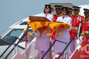 Kirab Bendera Pusaka Tiba di Bandara Sepinggan Balikpapan
