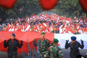 Polda Metro Jaya Terjunkan 783 Personel Amankan Kirab Bendera Pusaka dan Teks Proklamasi di Monas