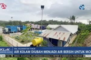 Air Kolam Diubah Menjadi Air Bersih Untuk MCK