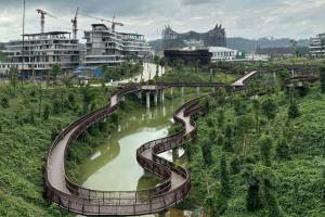 Presiden Jokowi Resmikan Plaza Seremoni Sumbu Kebangsaan IKN: Kota Yang Harmonis, Nyaman dan Damai