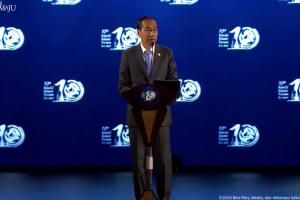 Presiden Jokowi Pada WWF ke-10 : Dunia Bergandengan Tangan Atasi Tantangan Global Terkait Air
