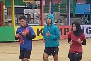 Jaga Stamina, Atlet Wushu Lampung Terus Latihan