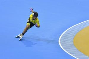 Papua Kawinkan Emas Cabor Sepatu Roda