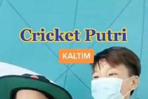 Kriket Putri Kaltim Barhasil Melaju Final