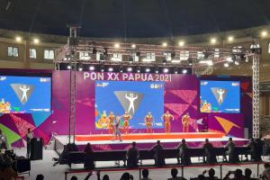 Final Binaraga, Atlet Lakukan Tujuh Pose Wajib