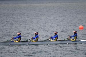 Jabar Raih Medali Emas Dayung Rowing W4X
