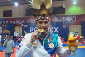 Pegulat Tampan Papua Tak Menyangka Raih Emas