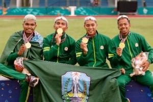 Jatim Bawa Pulang Emas Estafet 4x100 Putra