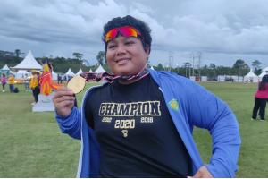 Tolak Peluru, Eki Raih Emas dan Rekor