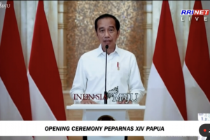 Pembukaan Peparnas Papua Diawali Video Pidato Jokowi