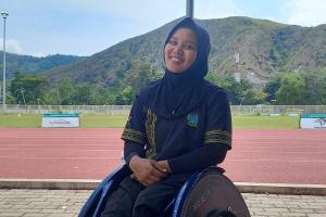 Sempat Mabuk Perjalanan, Evi Pecahkan Rekor Peparnas