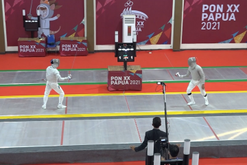 Anggar Riau Raih Dua Emas dari Putra dan Putri