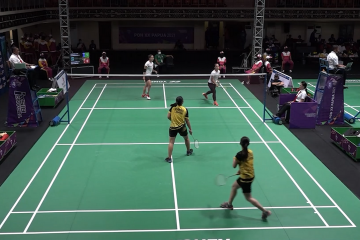 Langkah Tim Beregu Bulu Tangkis Putra dan Putri Lampung Ditahan Jawa Timur