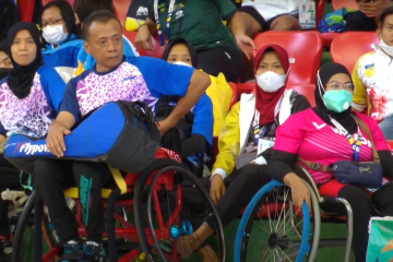 GOR Cendrawasih Siap jadi Saksi Bisu Pertandingan Para Bulu Tangkis Peparnas