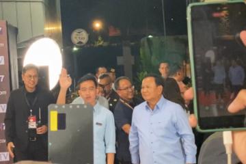 Prabowo-Gibran Tiba di Gedung JCC Jelang Debat Cawapres