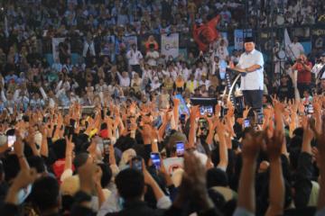 Prabowo Sampaikan Terimakasih Atas Kesetiaan Dukungan Masyarakat Makassar