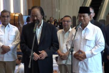 Diajak Prabowo Bergabung ke Kabinetnya, Surya Paloh: Masih 50:50