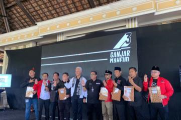 Ganjar Sebut Para Pendukung dan Relawan Mempunyai Semangat Tak Pantang Mundur