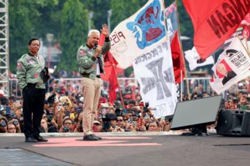 Kampanye Akbar di Semarang, Ganjar Minta Pendukungnya Bantu Korban Banjir Grobogan