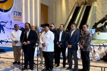 Kunjungi NasDem Tower, Prabowo: Saya Ingin Sampaikan Penghargaan dan Terima Kasih