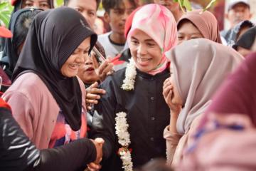 Disebut Ibu Negara Oleh Kadernya di Nganjuk,  Atikoh Ganjar Hadiri Konsolidasi dan Deklarasi