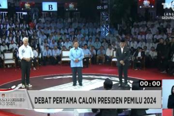 Debat Capres Perdana Masih Trending di X