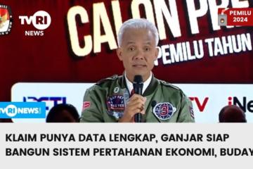 Klaim Punya Data Lengkap, Ganjar Siap Bangun Sistem Pertahanan Ekonomi, Budaya