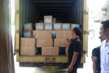 KIP Simeulue Terima Logistik Pemilu Surat Suara